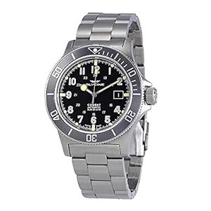 Glycine Combat Sub Automatic Black Dial Mens Watch GL0076 : Amazon.in ...