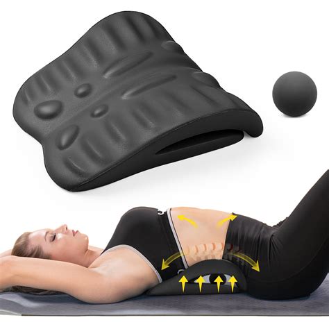 RESTCLOUD Back Stretcher for Back Pain Relief, Back Stretching Cushion, Chronic Lumbar Support ...