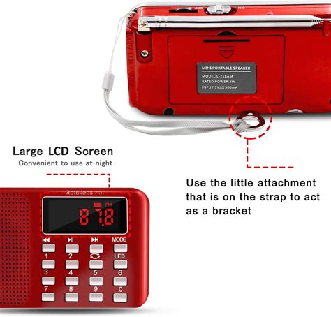 Buy Retekess PR11 AM FM Digital Shortwave Radio,Portable Rechargeable ...