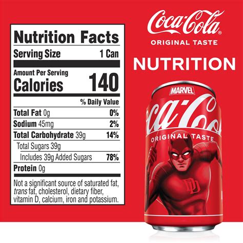 Coca Cola Nutrition Facts Label - Free Printable Nutrition Facts