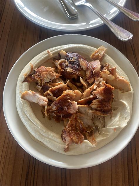 How many calories in the plate of Hummus and Chicken? : r/caloriecount