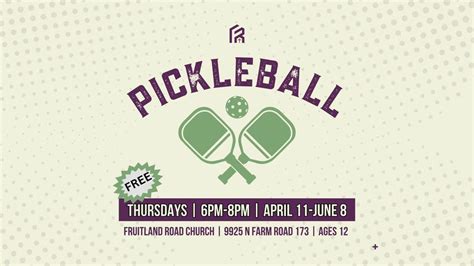 Pickleball At Fruitland Road Church , 9925 N Farm Road 173, Springfield ...