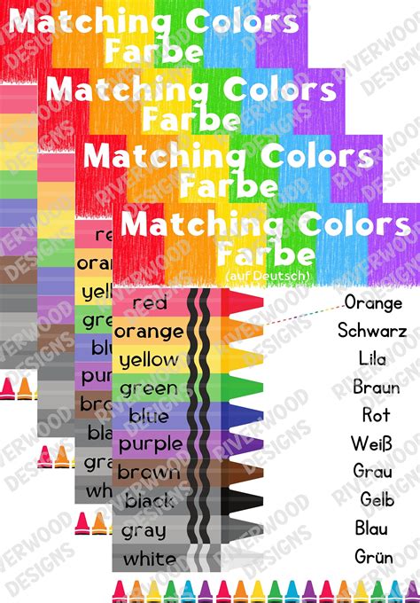 Image result for German Colors Worksheet
