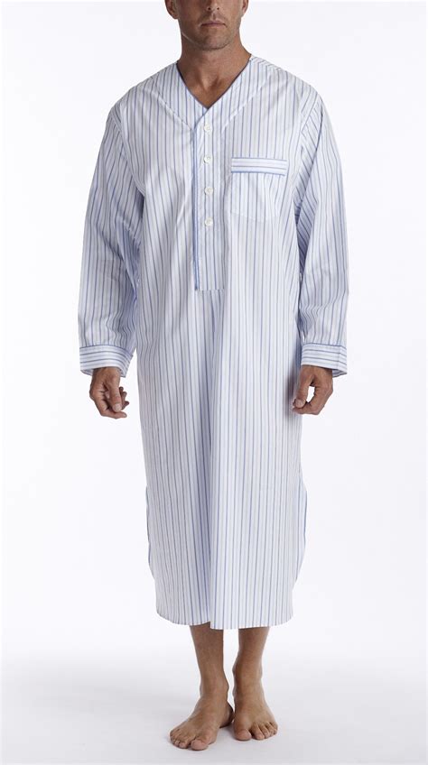 Men's Sleepwear Nightshirts | Mid-Ocean Men's Nightshirt - Night Shirts ...
