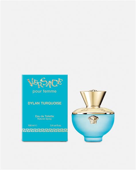 عطر Dylan Turquoise EDT بحجم 100 مل أزرق | VERSACE