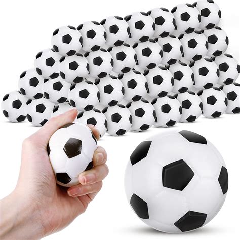 Amazon.com: 100 Pcs Mini Soccer Balls Soccer Stress Balls Bulk 2.5 Inch ...
