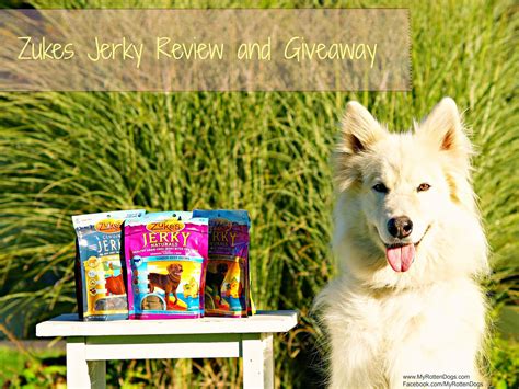 My Rotten Dogs: Review and Giveaway: Zuke's Jerky Treats