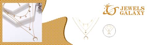 Jewels Galaxy Copper Multi Strand for Women (Golden) (CT-NCK-44146 ...