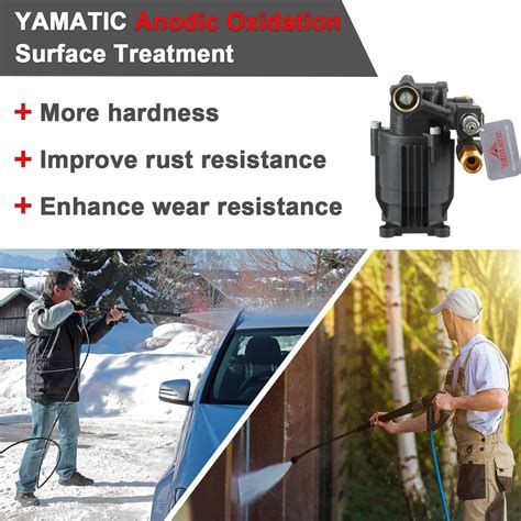 YAMATIC Horizontal Pressure Washer Pump 3/4 Shaft - India | Ubuy