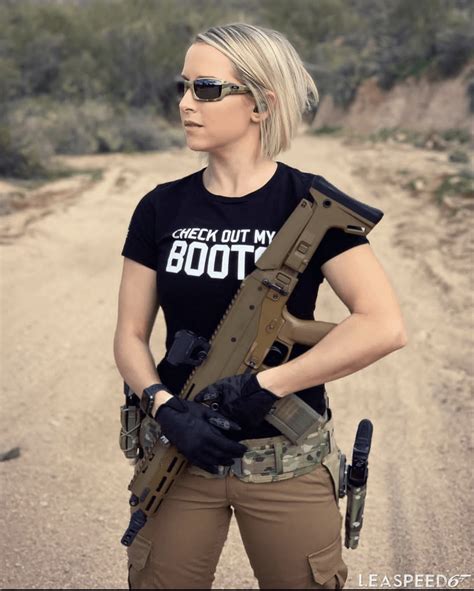 Lea Speed is one of the most underrated gun girls on the internet. : r/girlswithguns