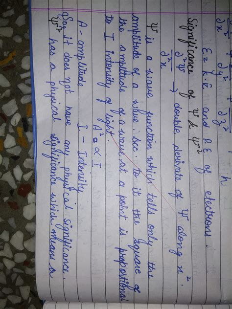 significance of psi in schrodinger wave equation - Brainly.in