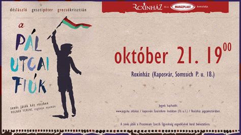 Dés – Geszti – Grecsó: A Pál utcai fiúk? / 2025.október 21. 19.00 ...