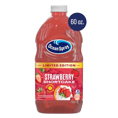 Ocean Spray® Strawberry Shortcake Juice Drink 60 fl oz Bottle - Walmart.com