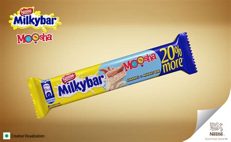 MOOSHA Caramel + Nougat Bar By Nestle Milkybar, 18g Each (Pack Of 48 ...