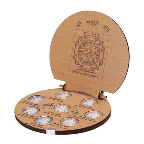 Buy Osasbazaar Pure Ashta Lakshmi Silver Coins for Puja, Temple, Home ...