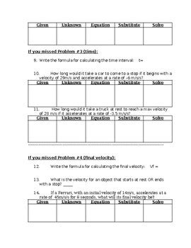 Image result for Acceleration Word Problem