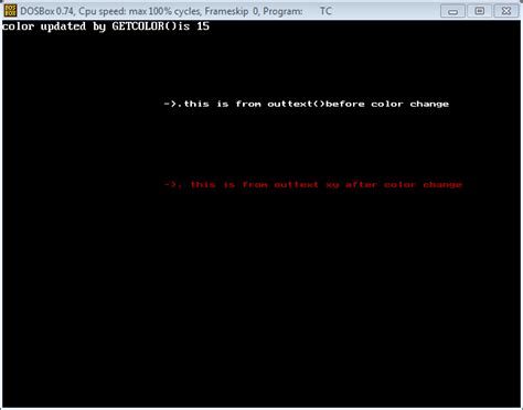 Image result for MS-DOS Text Color