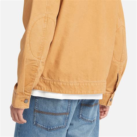 Strafford Washed Canvas Jacket for Men in Yellow