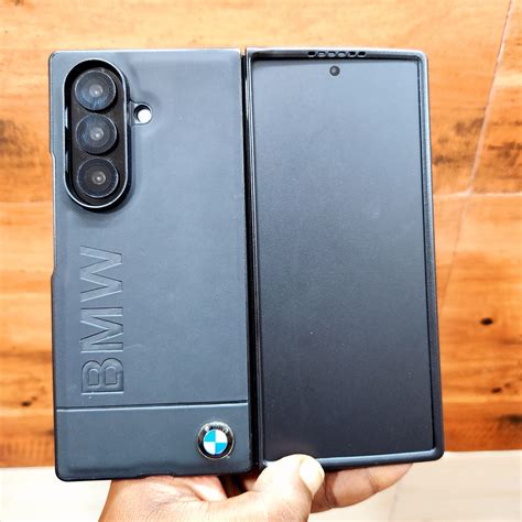 Samsung Galaxy Z Fold7 Luxury Sport Car Logo Design Leather Case - Bla ...