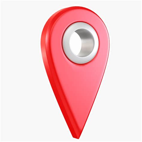 Map Pin 3D Model 的图像结果