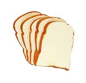 Buy Kmiunty 5 PCS Artificial Toast Bread Fake Food Model Photography ...