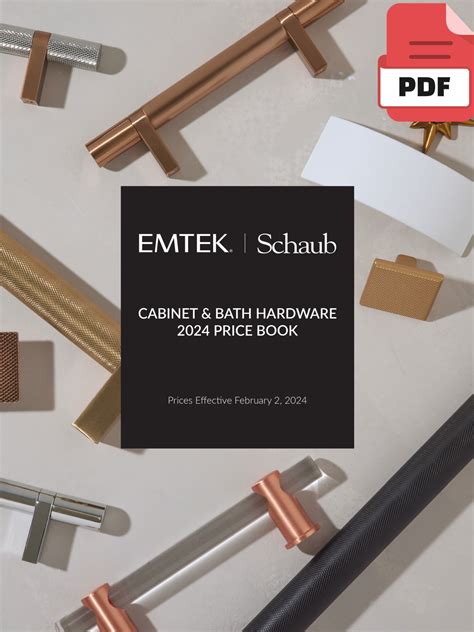 Design Hardware Price Book at Jason Lindstrom blog