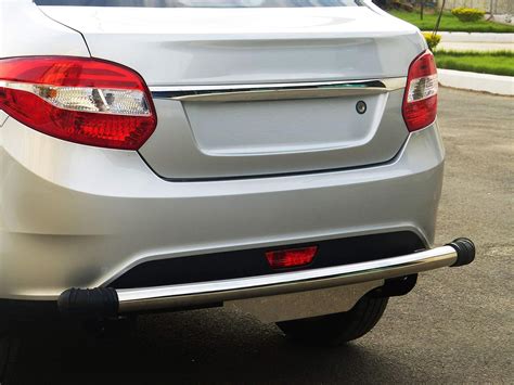 Goldsun high Gloss Stainless Steel Rear Bumper Protector | SS Dx | for ...