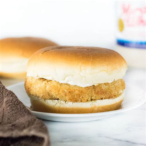 Breaded Chicken Patty On A Bun Best Ever Chicken Burger With