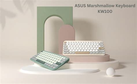 Amazon.in: Buy ASUS Marshmallow Kw100 Keyboard, Supports Up to 3 ...