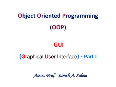 Image result for GUI Java OOP