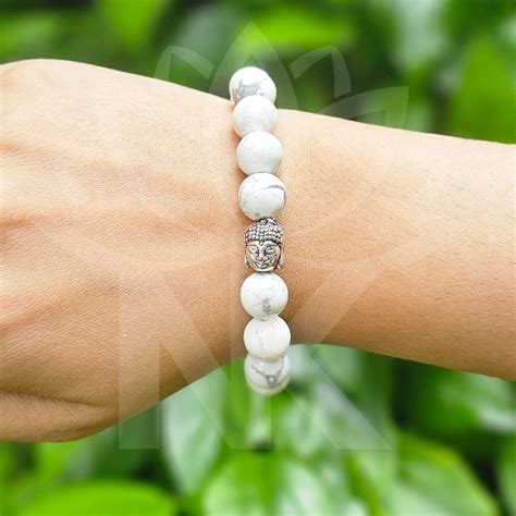 Howlite Bracelet for Peace, Patience & Inner Stillness(10mm) – Dr ...