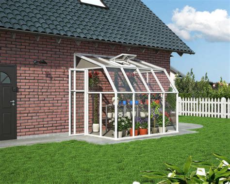 Canopia By Palram Sun Room 2 6X8 Lean-To Greenhouse [HG7508] | Free ...