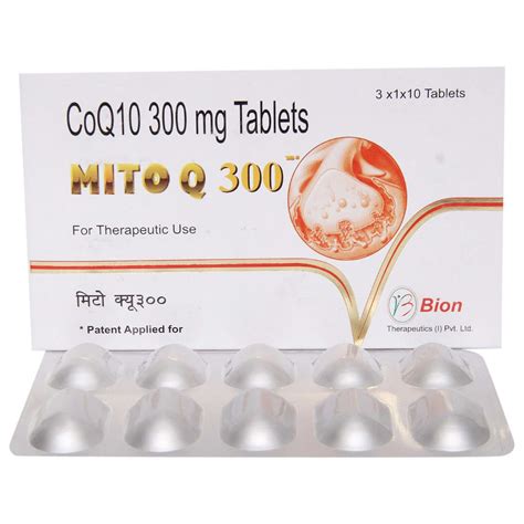 Mito Q 300 Tablet | Uses, Side Effects, Price | Apollo Pharmacy