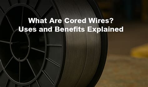 What Are Cored Wires? Uses and Benefits Explained