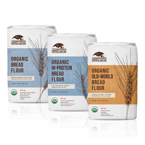Artisan Bread Flour Sample Pack // Central Milling // Organic 3-Packs