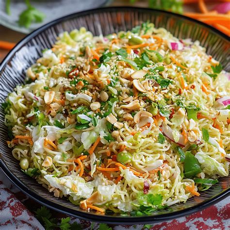 Easy Asian Ramen Noodle Salad Recipe Ideas | Homemade Menus