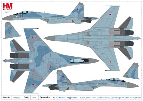 Su-35S Flanker E "Aggressors" Blue 01, 116th Combat Application ...
