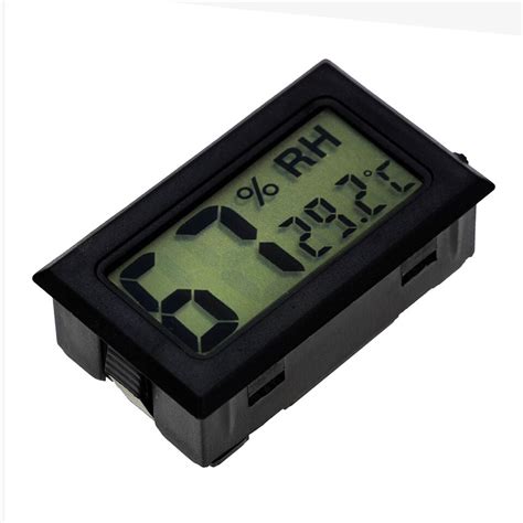 Digital LCD indoor temperature humidity meter thermometer