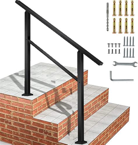 Buy Handrails for Outdoor Steps 3Ft Stair Handrail, Outdoor Stair ...