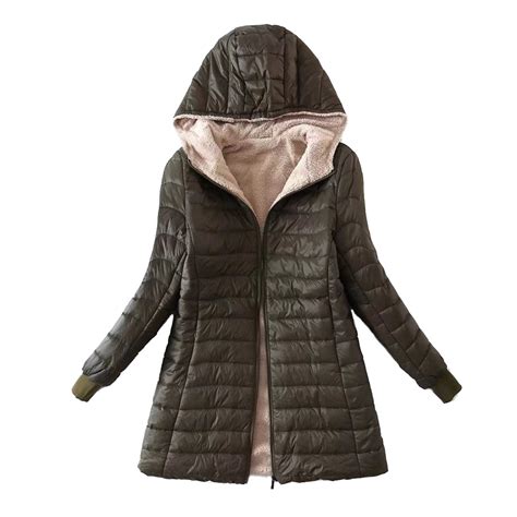 Customer reviews for Womens Puffer Down Jacket Winter Fleece Lined ...