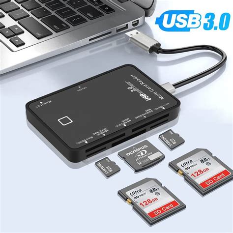 SCALEBEE 7 in 1 USB 3.0 High Speed Memory Card Reader Memory Adapter ...