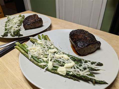 Week 18: Asparagus - Top Sirloin Steaks with Roasted Asparagus : r ...