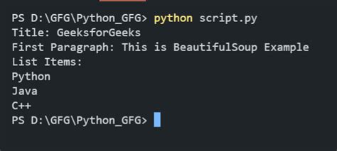 Python BeautifulSoup Class 的图像结果