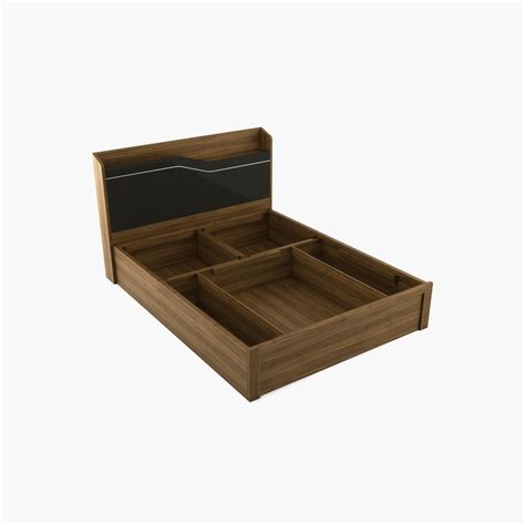 Buy Quadro Aero Queen Size Bed with Hydraulic Storage 150 x 195 cm ...