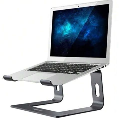 JOMAA JOMAA Ergonomic Aluminum Laptop Stand Computer Mount Compatible ...