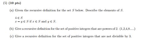 Image result for Recursive Set Definition