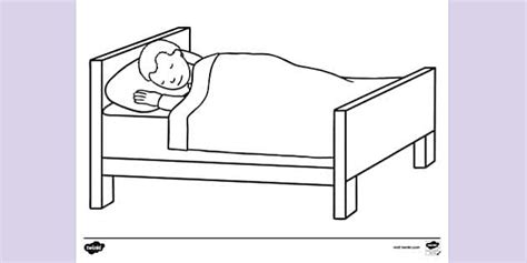 Dick in Bed | Colouring Sheets (teacher made) - Twinkl