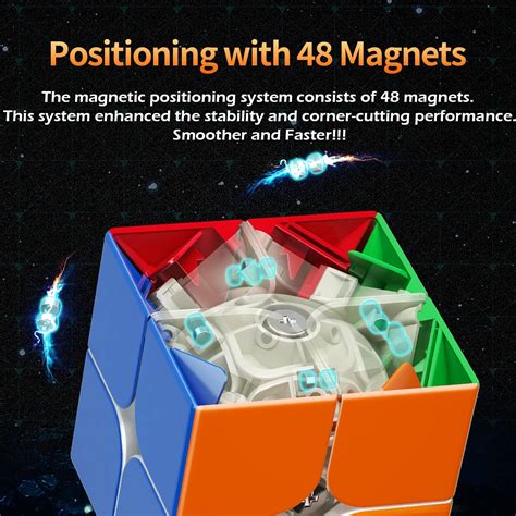 Buy CuberShop Moyu RS2M 2022 Evolution 2x2 Magnetic Speed Cube, RS2M ...