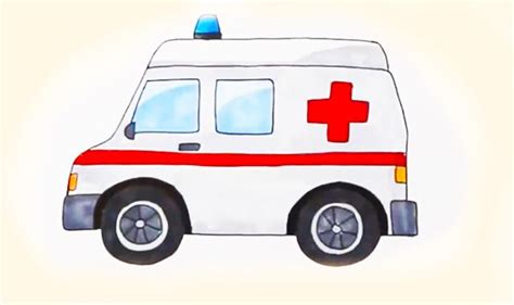 救护车简笔画 小朋友如何简单画出救护车_伊秀视频|yxlady.com