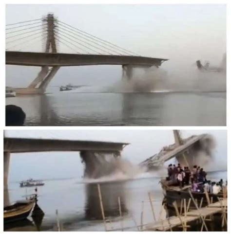 印度吊桥坍塌致百人遇难，事发前桥身摇晃，有人脚踹桥梁绳索_新浪新闻